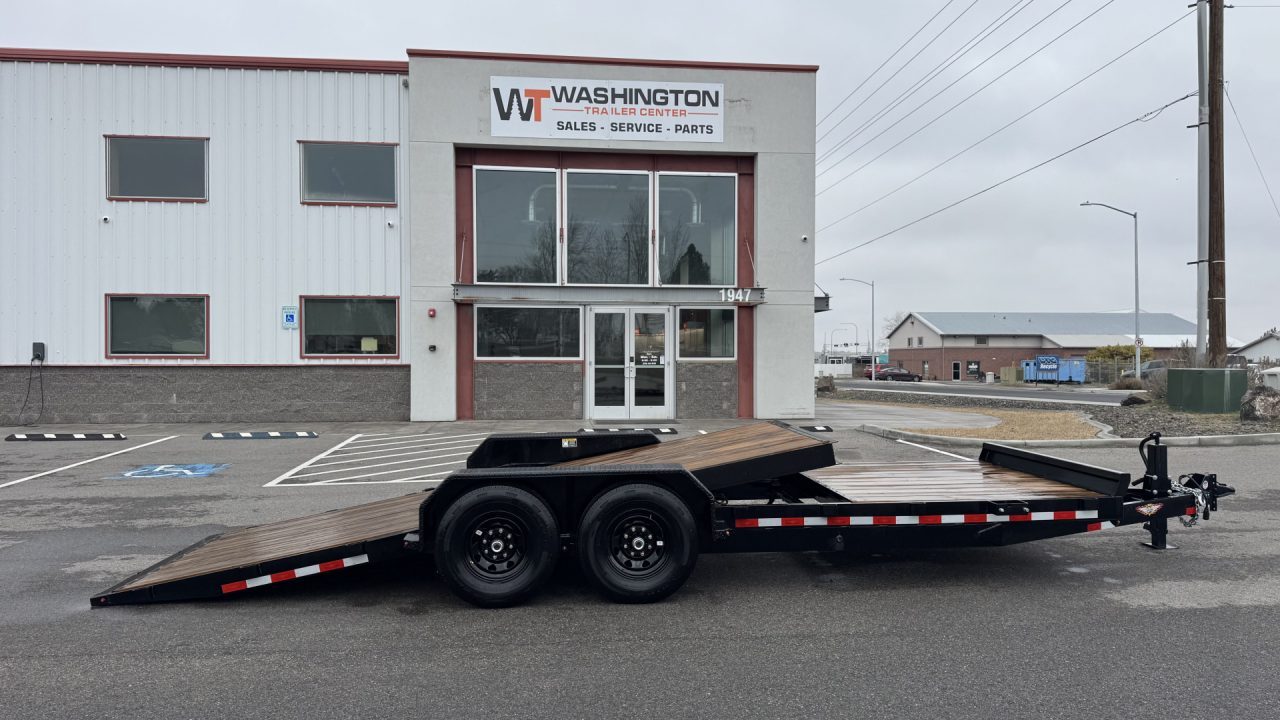 New 2025 H&H Trailers 7x16+6 Gravity Tilt 14k Equipment Trailer