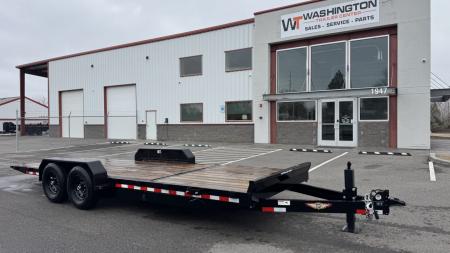 New 2025 H&H Trailers 7x16+6 Gravity Tilt 14k Equipment Trailer