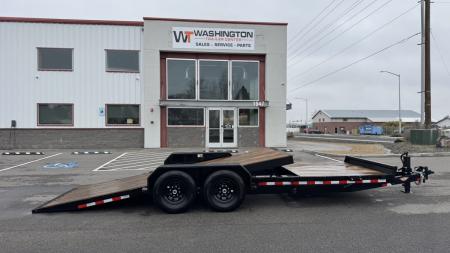 New 2025 H&H Trailers 7x16+6 Gravity Tilt 14k Equipment Trailer
