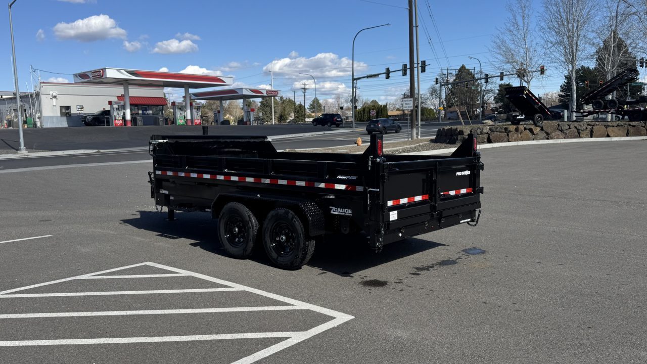 New 2026 Sure-Trac 7 X 14 Pro Series Telescopic 15.4k Dump Trailer