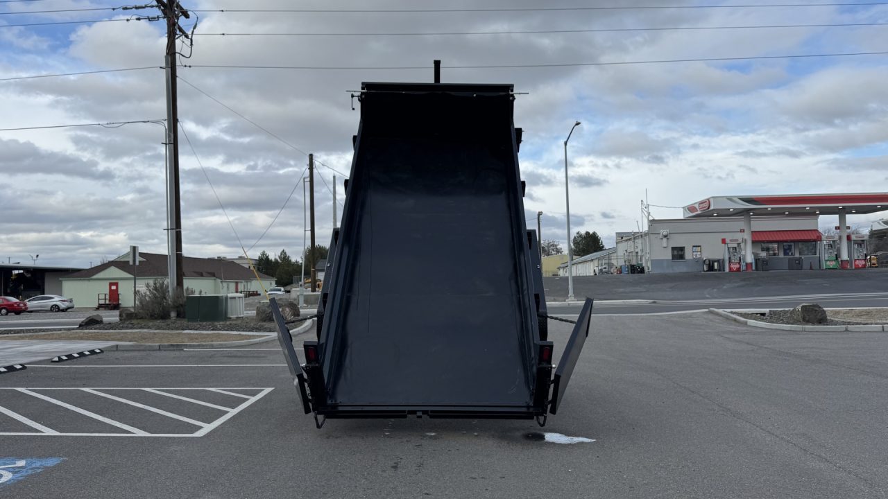 New 2025 Sure-Trac 7 x 16 HD Low Pro 14k Telescopic Dump Trailer