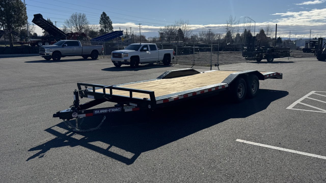 New 2025 Sure-Trac 8.5 x 22 (20+2) Full-Width Car Hauler 10k Car Hauler