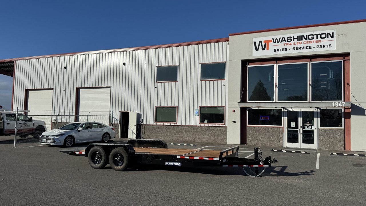 New 2026 Sure-Trac 7 x 16+4 Tilt Bed Equipment Trailer 14K GVWR