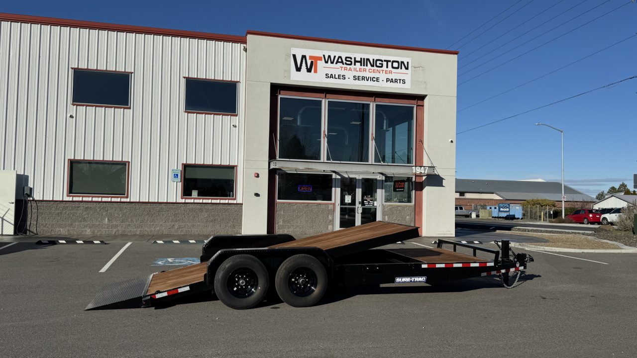 New 2026 Sure-Trac 7 x 16+4 Tilt Bed Equipment Trailer 14K GVWR