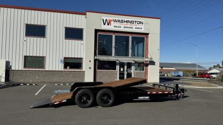 New 2026 Sure-Trac 7 x 16+4 Tilt Bed Equipment Trailer 14K GVWR