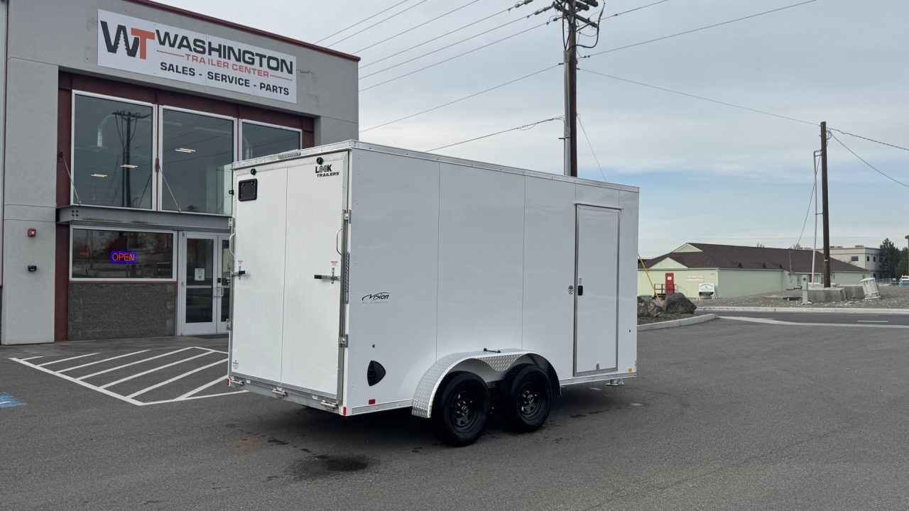 New 2026 Look Trailers 7 x 14 Vision aluminum 7k Cargo/Enclosed Trailer