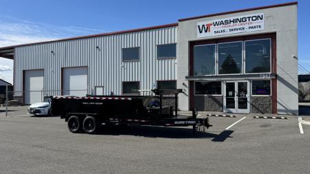 New 2026 Sure-Trac 16' 15.4K BP Carrier Dump Trailer