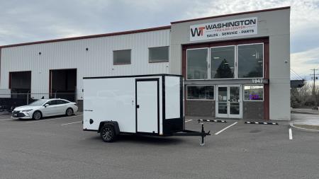 New 2026 Formula Trailers 6 x 12 Traverse Flat Top V-Nose 3k Cargo / Enclosed Trailer