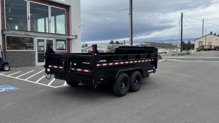 New 2026 Sure-Trac 7 x 14 HD Low Pro 14k telescopic Dump Trailer