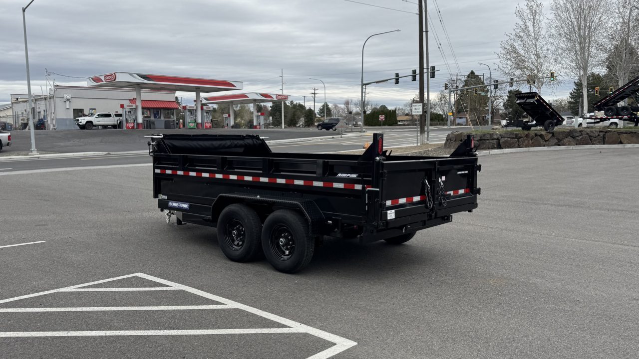New 2026 Sure-Trac 7 x 14 HD Low Pro 14k telescopic Dump Trailer