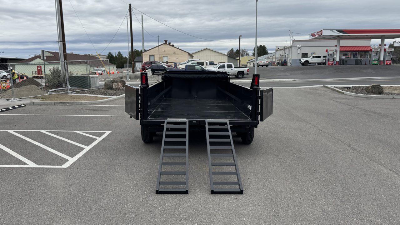 New 2026 Sure-Trac 7 x 14 HD Low Pro 14k telescopic Dump Trailer