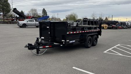 New 2026 Sure-Trac 7 x 14 HD Low Pro 14k telescopic Dump Trailer