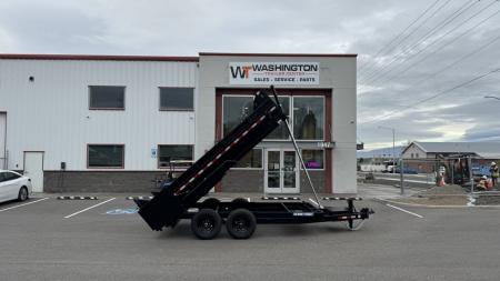 New 2026 Sure-Trac 7 x 14 HD Low Pro 14k telescopic Dump Trailer