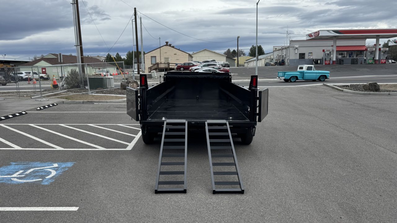 New 2026 Sure-Trac 7 x 14 HD Low Pro 14k telescopic Dump Trailer