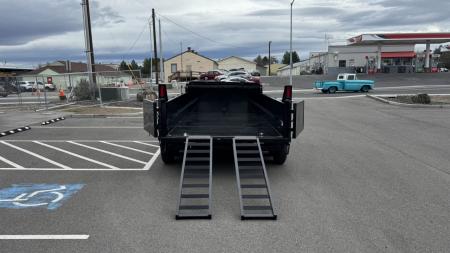 New 2026 Sure-Trac 7 x 14 HD Low Pro 14k telescopic Dump Trailer