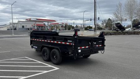 New 2025 Sure-Trac 7 x 14 HD Low Pro 14k telescopic Dump Trailer