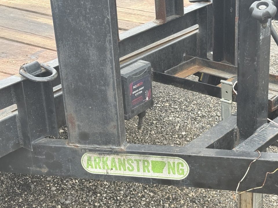 Used 2021 Wicked Trailers 8 x 20 Bumper Pull Equipment Trailer with Winch Plate & Battery Platform