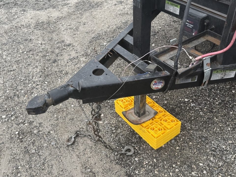 Used 2021 Wicked Trailers 8 x 20 Bumper Pull Equipment Trailer with Winch Plate & Battery Platform
