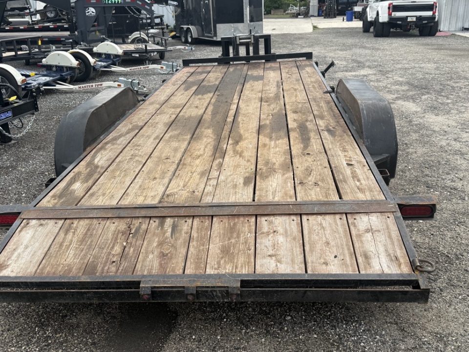 Used 2021 Wicked Trailers 8 x 20 Bumper Pull Equipment Trailer with Winch Plate & Battery Platform