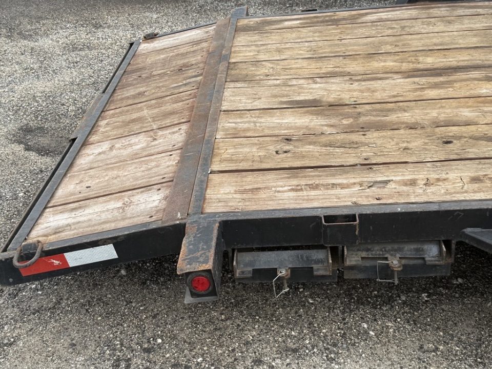 Used 2021 Wicked Trailers 8 x 20 Bumper Pull Equipment Trailer with Winch Plate & Battery Platform