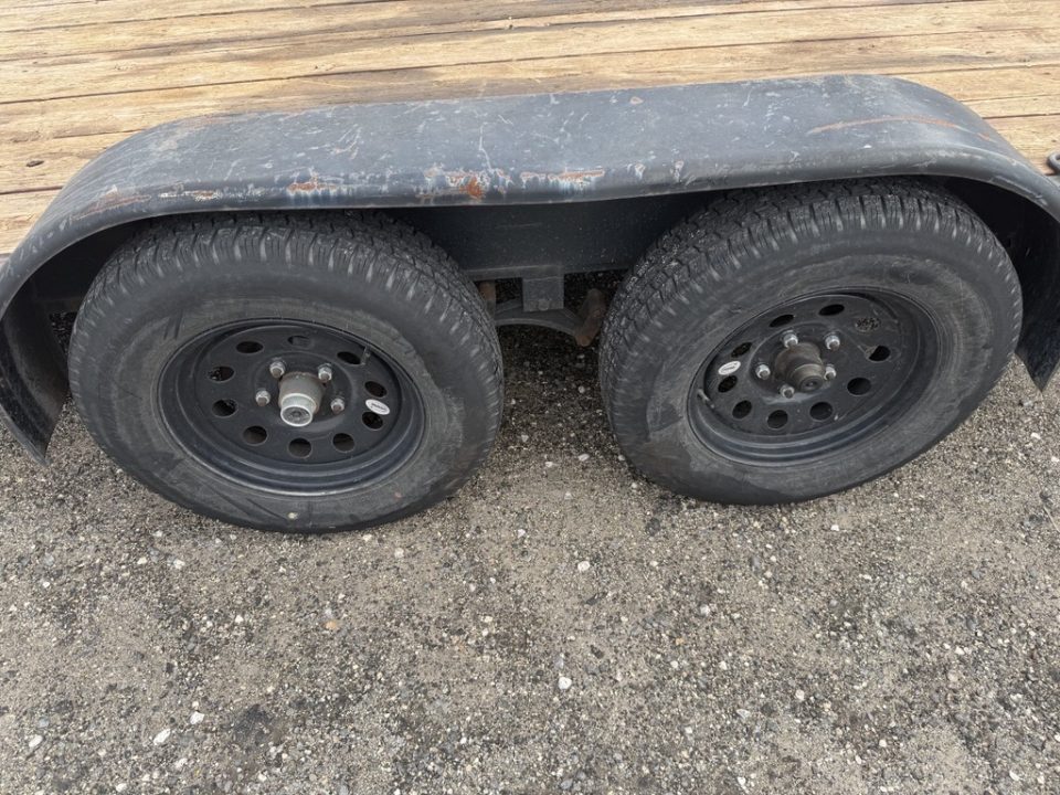 Used 2021 Wicked Trailers 8 x 20 Bumper Pull Equipment Trailer with Winch Plate & Battery Platform