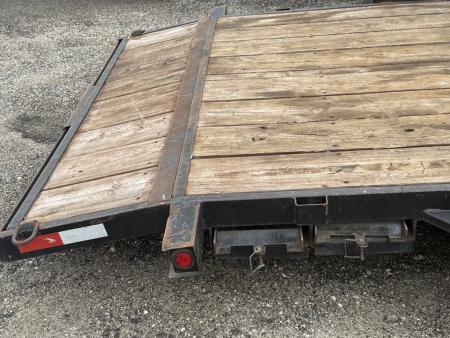 Used 2021 Wicked Trailers 8 x 20 Bumper Pull Equipment Trailer with Winch Plate & Battery Platform