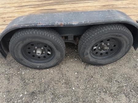 Used 2021 Wicked Trailers 8 x 20 Bumper Pull Equipment Trailer with Winch Plate & Battery Platform