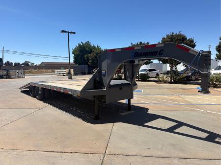 New 2026 Diamond C Trailers FMAX216L30X102HDT 8.5FT X 30FT 40K GVW Equipment Trailer