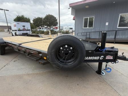 New 2026 Diamond C Trailers HDT210L22X82 7FT X 22FT 23K GVW Tilt Trailer