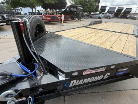 New 2026 Diamond C Trailers HDT210L22X82 7FT X 22FT 23K GVW Tilt Trailer