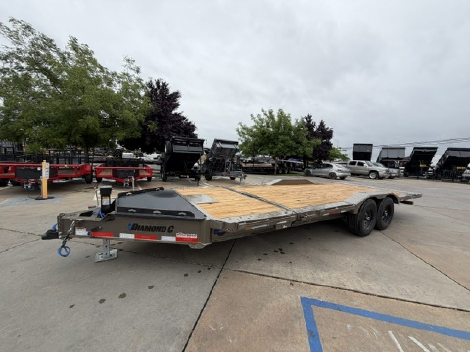New 2026 Diamond C Trailers HXD207L22X102 8.5FT X 22FT 14.9 GVW Tilt Trailer