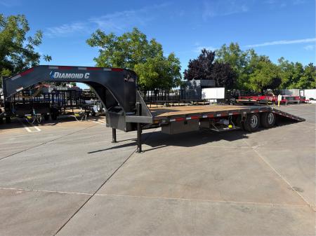 New 2026 Diamond C Trailers FMAX212L30X102HDT 8.5FT X 30FT 25.9K GVW Equipment Trailer