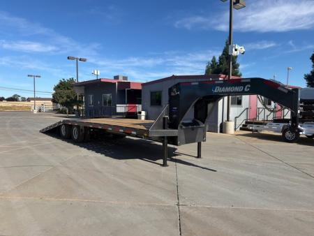 New 2026 Diamond C Trailers FMAX212L30X102HDT 8.5FT X 30FT 25.9K GVW Equipment Trailer