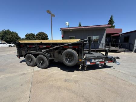 New 2026 Diamond C Trailers LPT207L14X82PS P3 7FT X 14FT 15.5K GVW Dump Trailer