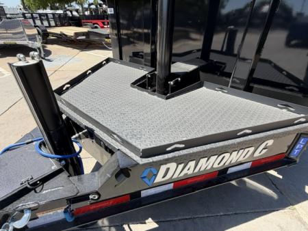 New 2026 Diamond C Trailers LPT207L14X82PS P3 7FT X 14FT 15.5K GVW Dump Trailer