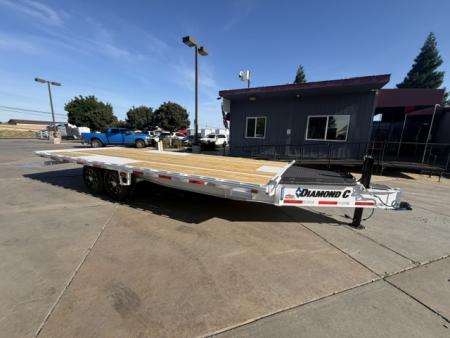 New 2026 Diamond C Trailers DET207L22X102 8.5FT X 22FT 15.5K GVW Tilt Trailer
