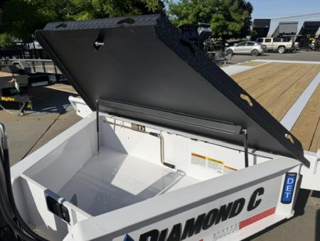 New 2026 Diamond C Trailers DET207L22X102 8.5FT X 22FT 15.5K GVW Tilt Trailer