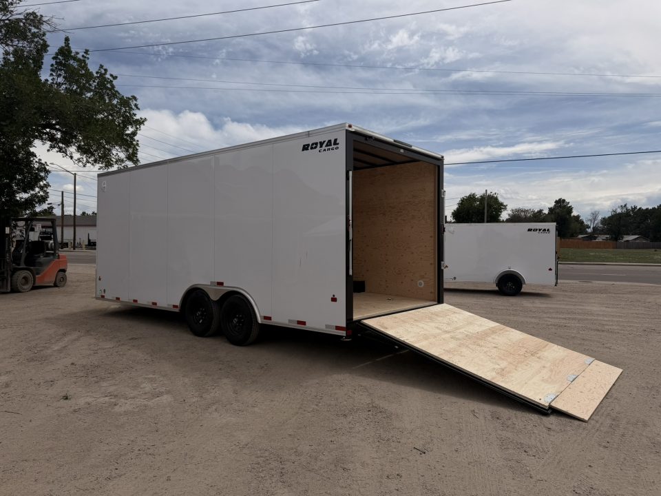 New 2026 Royal Cargo Trailers 8-20-1.5V Enclosed Car Hauler