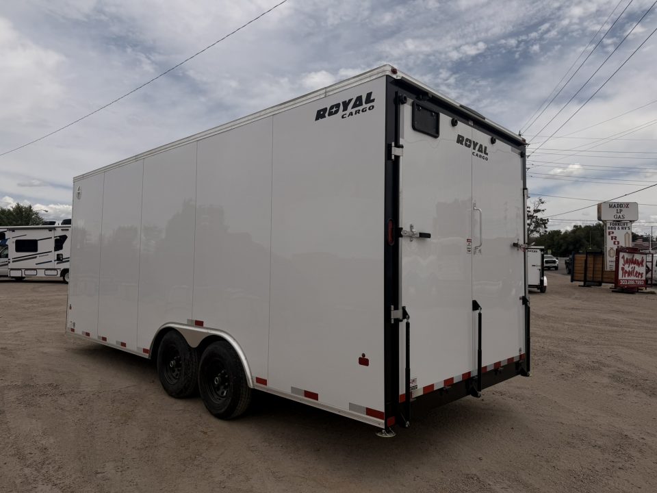 New 2026 Royal Cargo Trailers 8-20-1.5V Enclosed Car Hauler