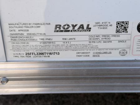 New 2026 Royal Cargo Trailers 7-14-1.5V Enclosed 7K GVWR