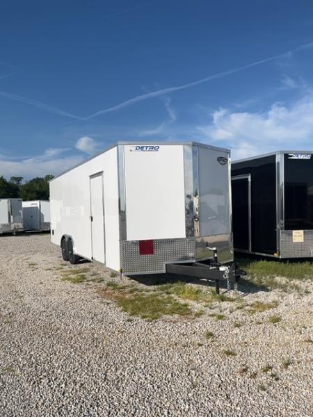 New 2026 Impact Trailers 8.5 x 24 Quake Flat Top V-Nose Car Hauler 10K