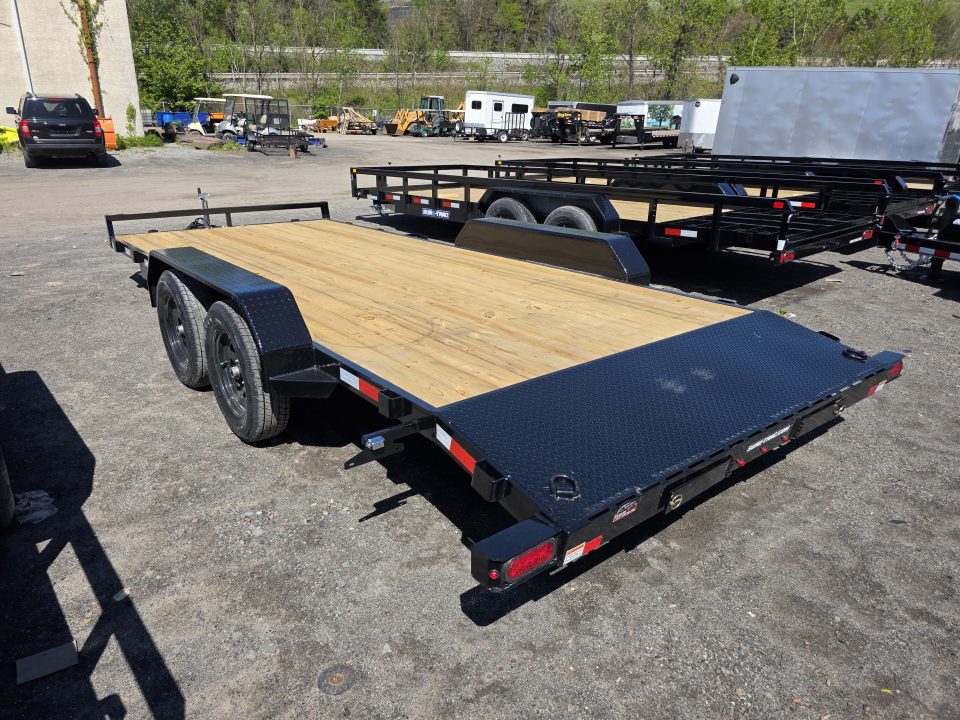 New 2026 Sure-Trac 7X18 7K - WOOD DECK Car Hauler