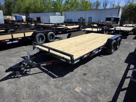 New 2026 Sure-Trac 7X18 7K - WOOD DECK Car Hauler