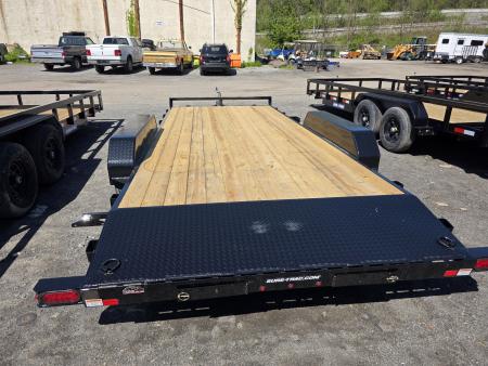 New 2026 Sure-Trac 7X18 7K - WOOD DECK Car Hauler