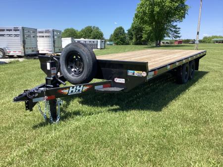 New 2026 H&H Trailers Standard Duty Bumper Pull Deckover Trailer, 14K