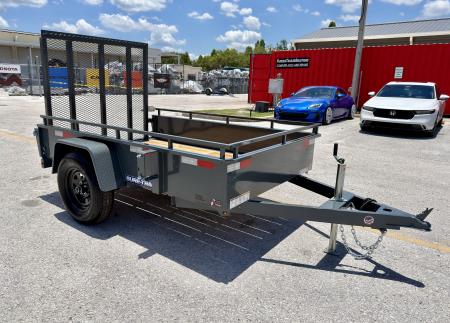 New 2026 Sure-Trac 5x8 3K Steel High Side Utility Trailer