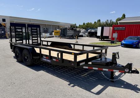 New 2026 Sure-Trac 7x16 14K Tube Top Utility Trailer