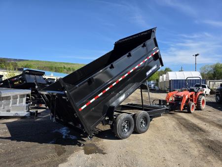 New 2026 Sure-Trac 7X14 14K - 4' HIGH SIDES Dump Trailer