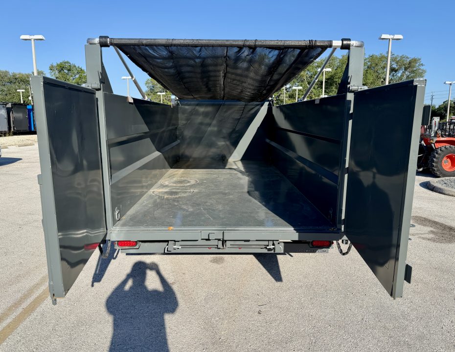New 2026 Sure-Trac 7X16 HD Low Profile 4' Side Telescopic 16K Dump Trailer