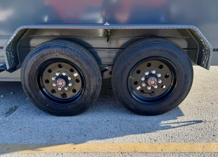 New 2026 Sure-Trac 7X16 HD Low Profile 4' Side Telescopic 16K Dump Trailer